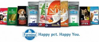 Farmina product range for animals