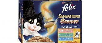 Корм для кошки felix Sensations