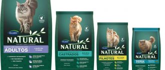 Packaging of Guabi Natural cat food